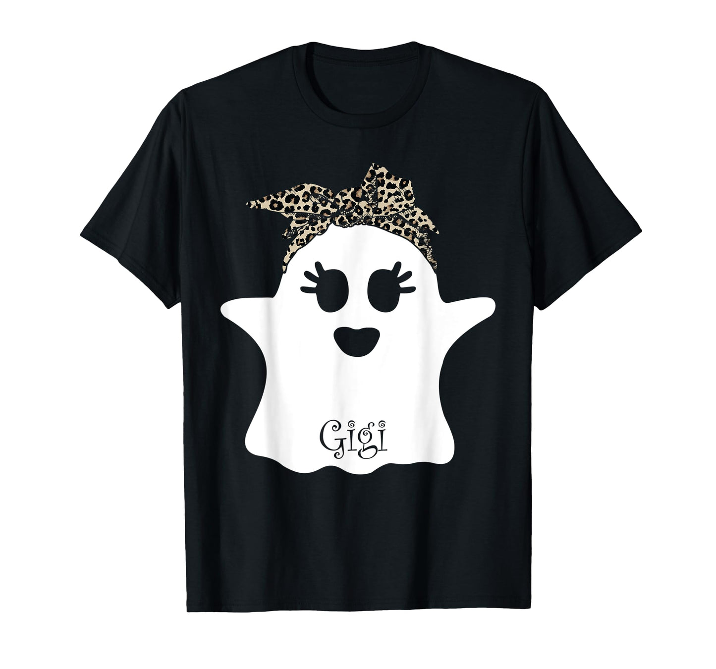 mb Spooky Gigi Ghost Bandana Boo Halloween Family Matching T-Shirt