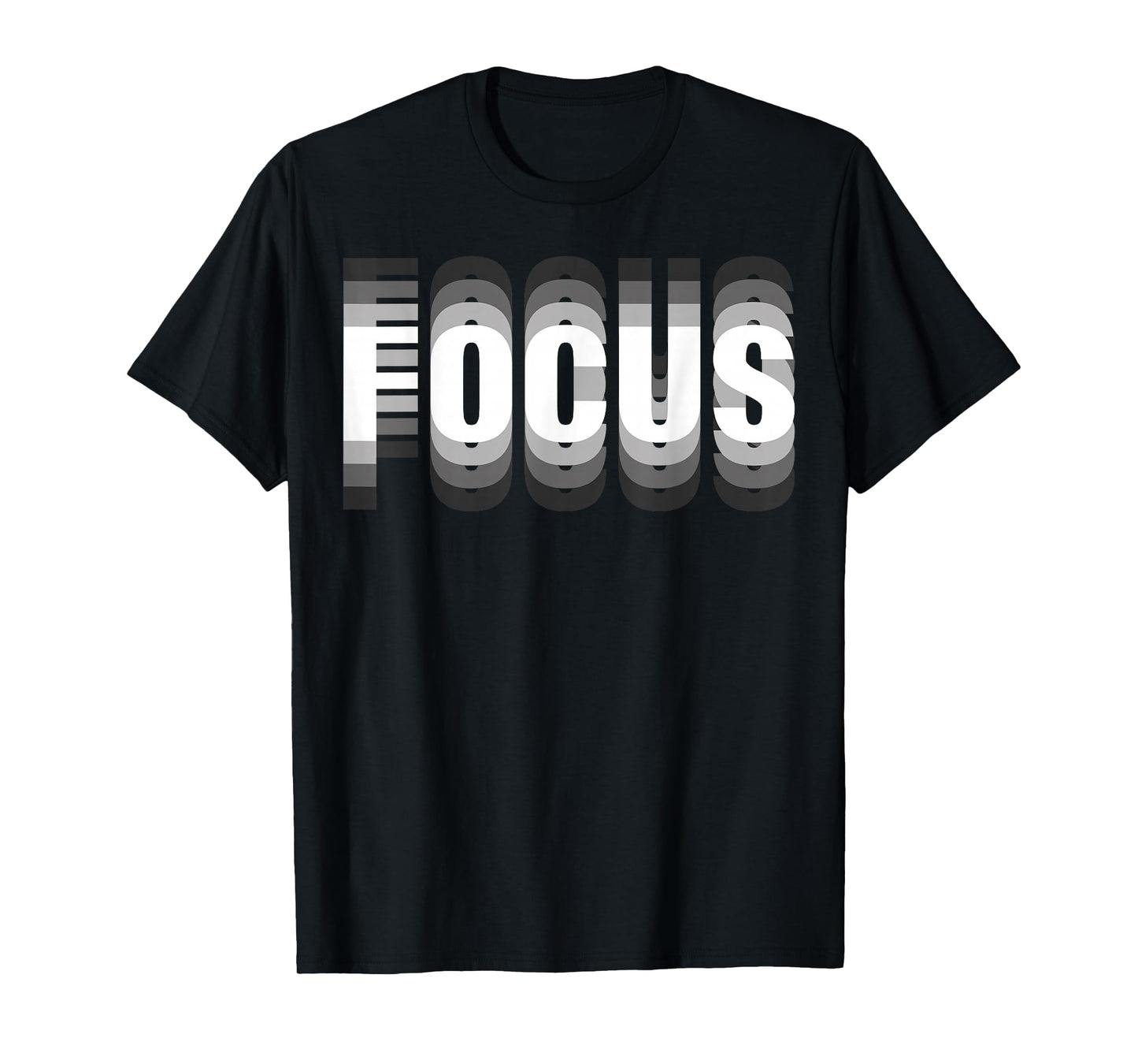 FOCUS Cool Trippy Optical Illusion T-Shirt