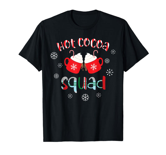 Hot Cocoa Squad Family Christmas T Shirt T-Shirt