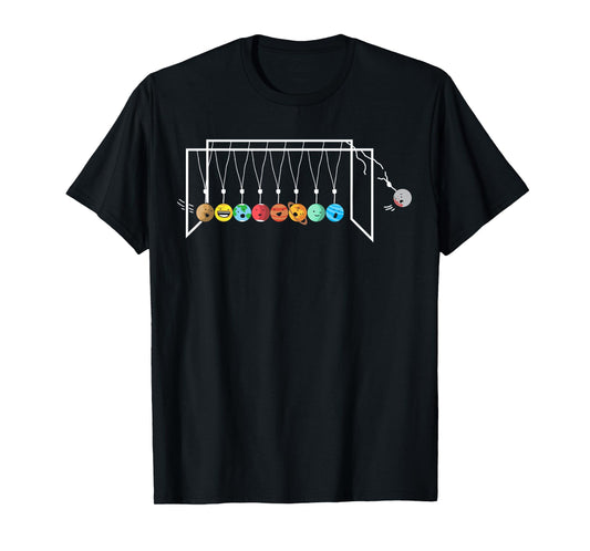 Funny Astrophysicist Shirt Planets Newton´s Cradle T-Shirt