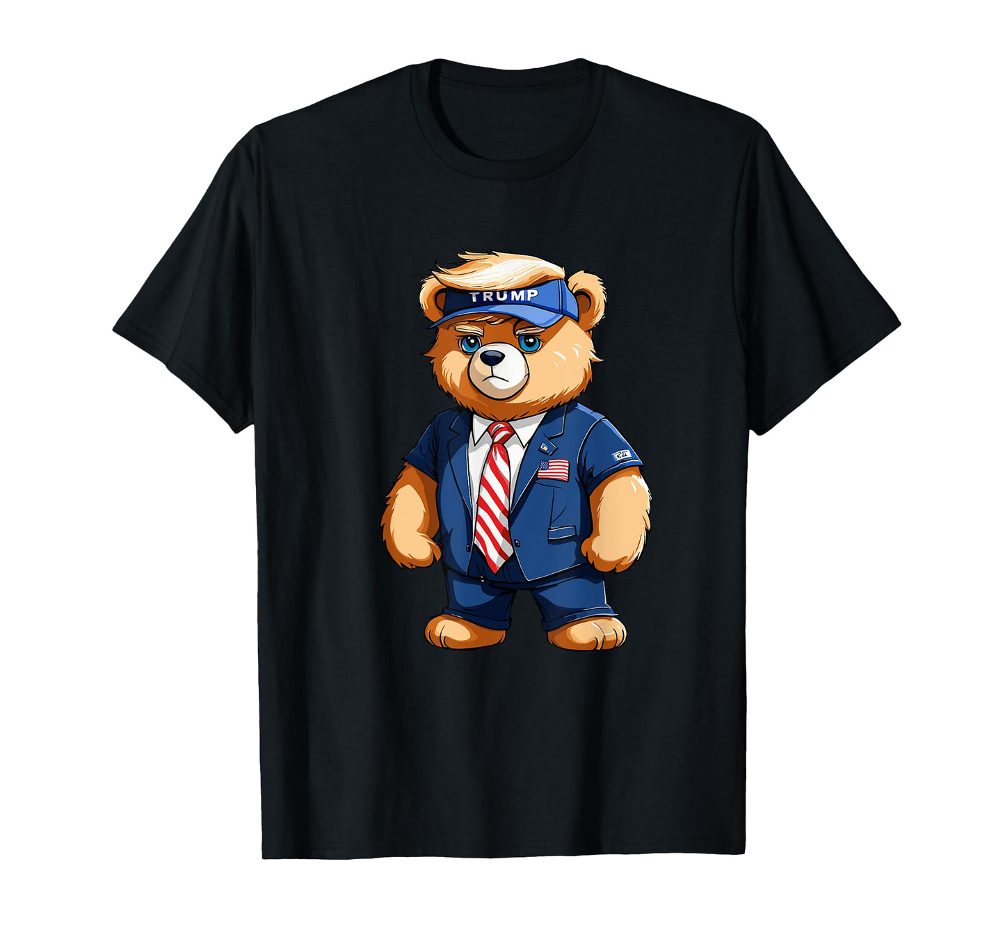 Trump Teddy Bear USA Flag Patriot Supporter T-Shirt