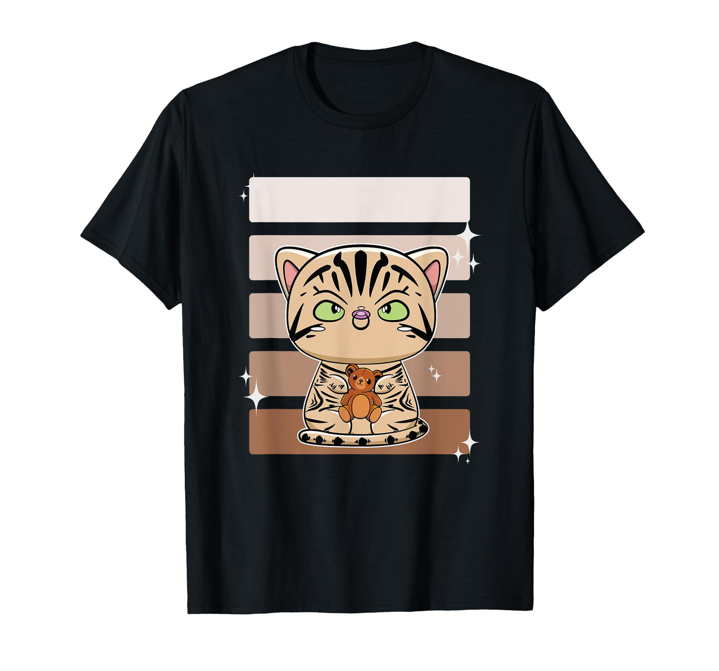 American Shorthair Anime Bear Toy T-Shirt