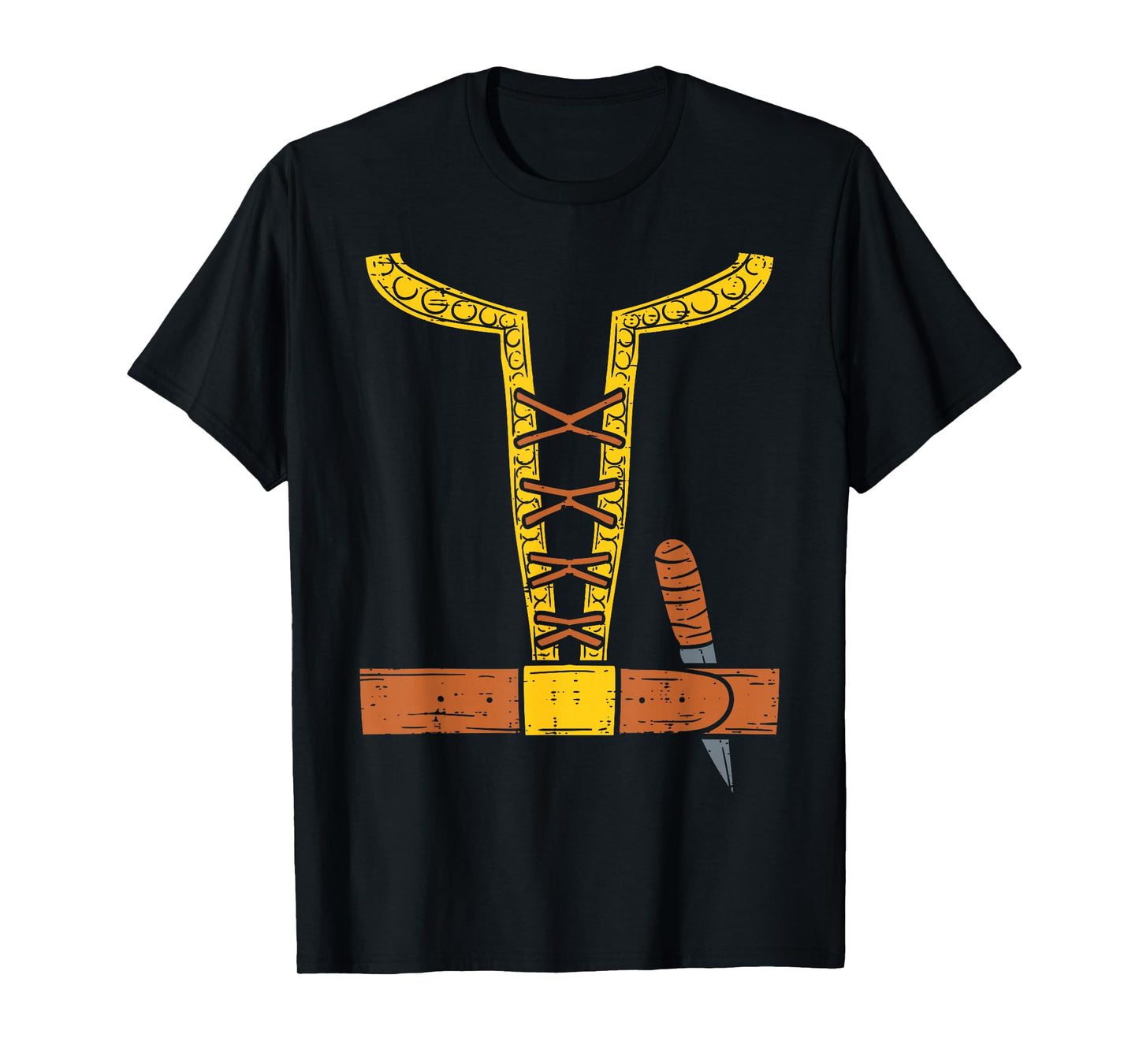 Viking Costume Easy Lazy Dane North Halloween Boys Men T-Shirt