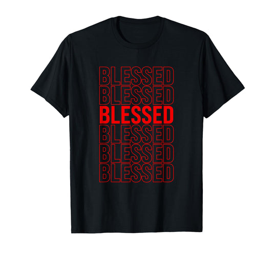Red Blessed Red Graphic T-Shirt