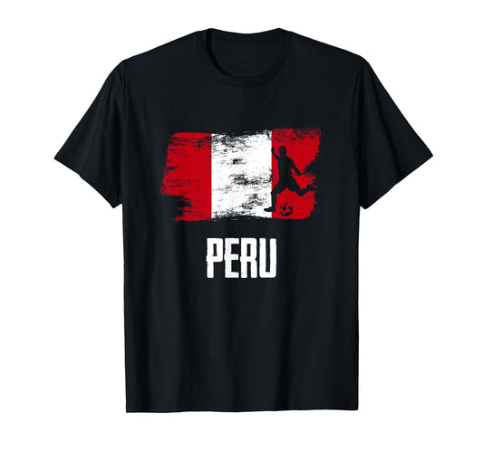 Peru Flag Jersey Peruvian Soccer Team Peruvian T-Shirt