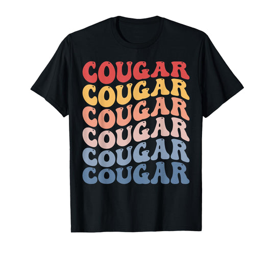Cougar Groovy Retro T-Shirt