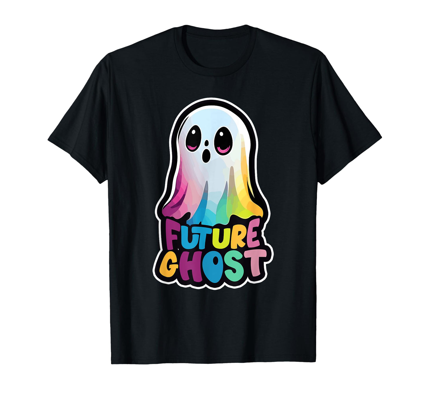 Funny Halloween EDM Music Glitchy Future Ghost Costumes T-Shirt