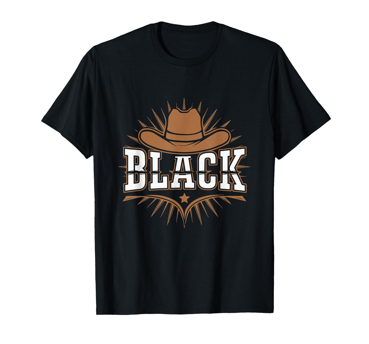 Black Cowgirl Western African Women Melanin Cowgirl T-Shirt