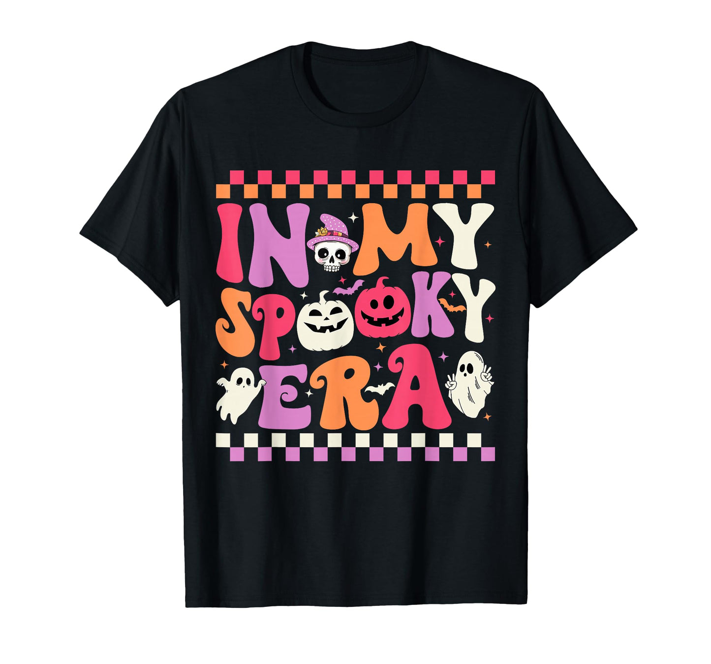 In My Spooky Era Halloween Ghost Groovy Hippie Halloween T-Shirt