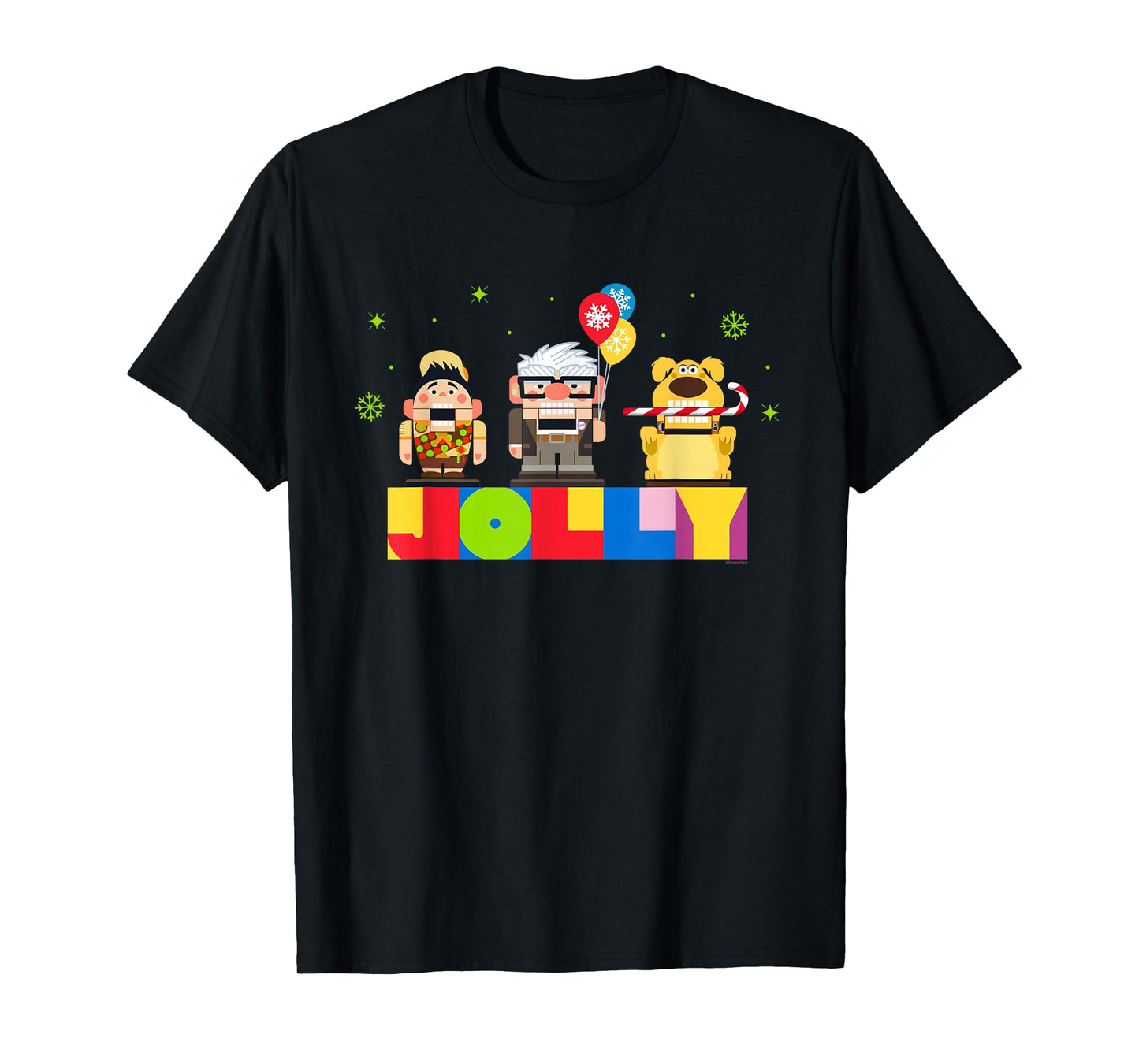 Disney and Pixar’s Up Christmas Holiday Jolly Nutcrackers T-Shirt