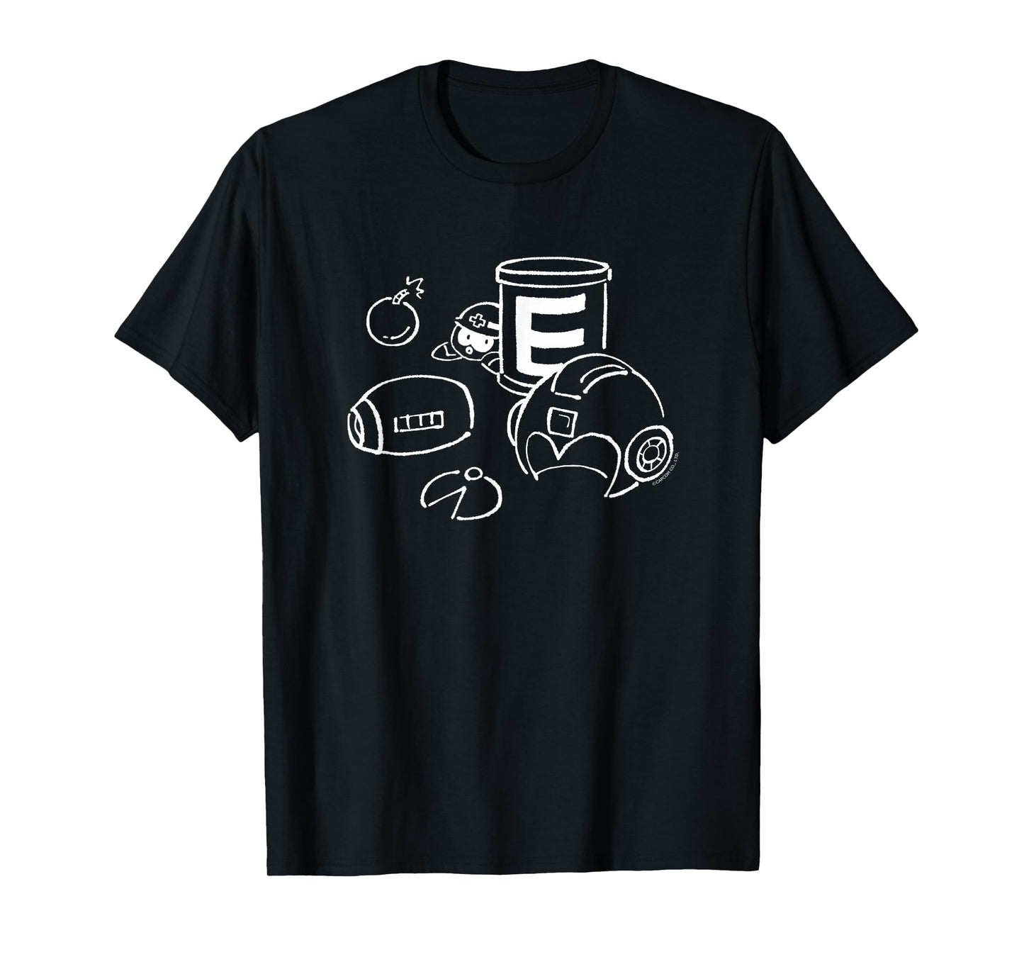 MEGA MAN Line Art (A) T-Shirt