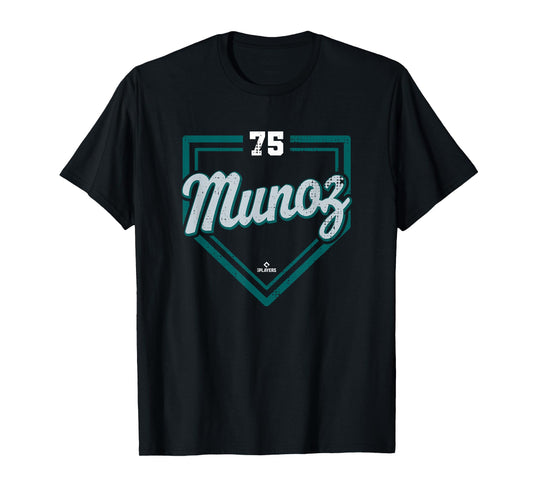 Home Plate Gameday Andres Munoz Seattle MLBPA T-Shirt