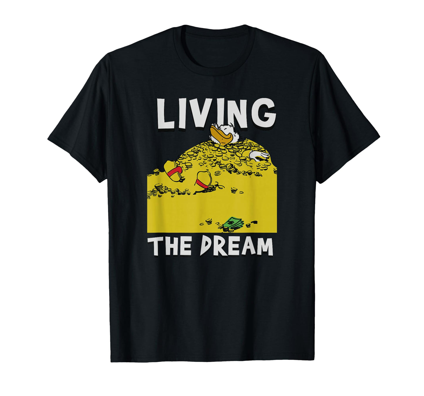 Disney - Ducktales Scrooge McDuck Living The Dream T-Shirt