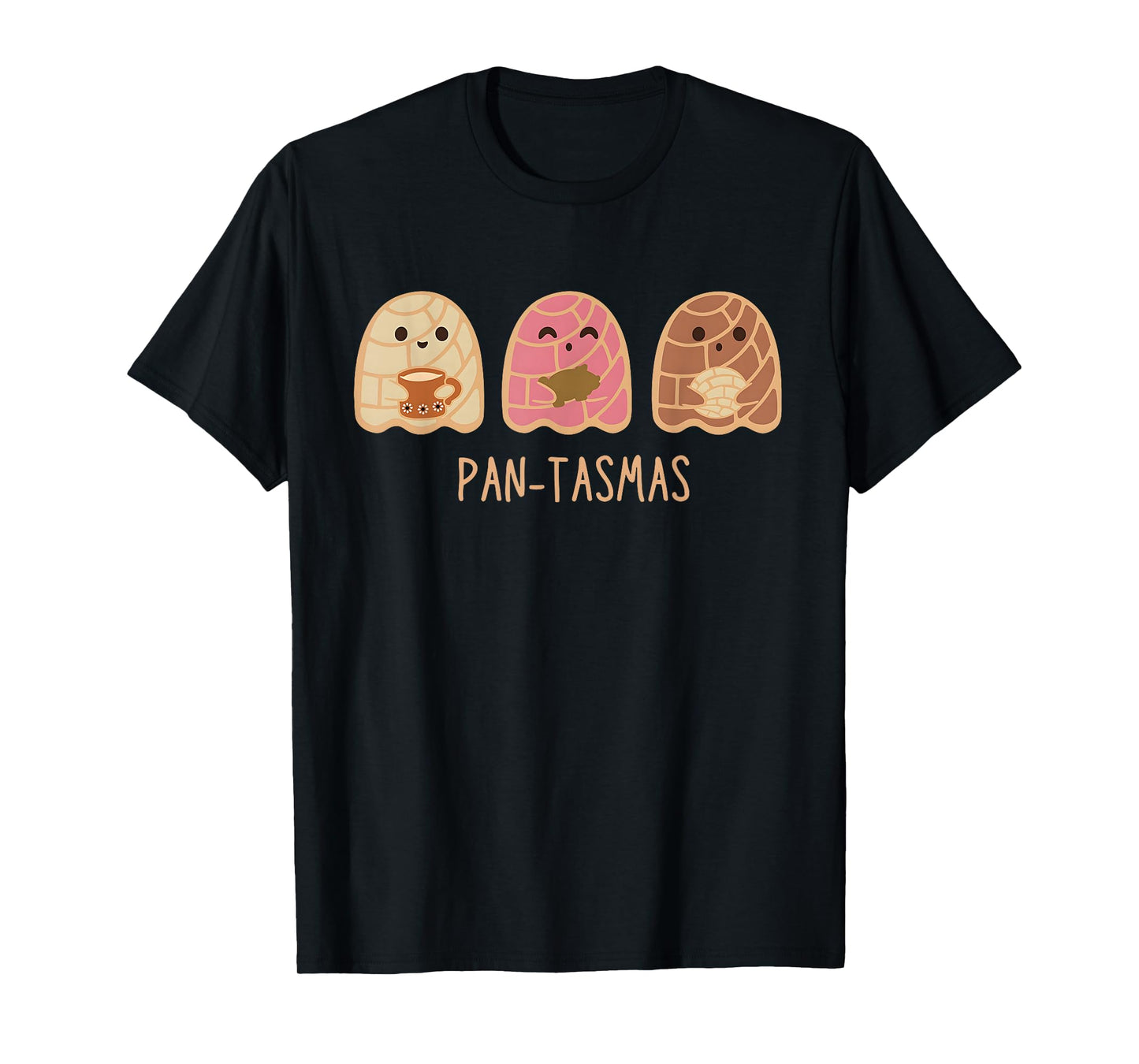 Pantasmas Ghost Funny Spooky Mexican Halloween for Women Men T-Shirt