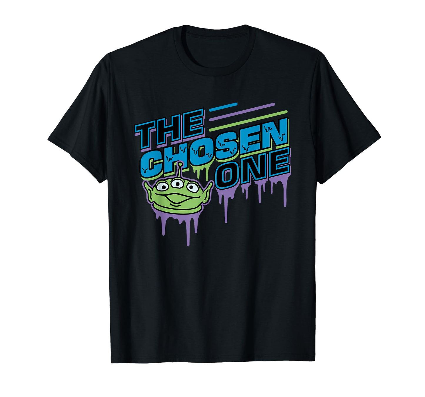Toy Story Alien The Chosen One Melting Letters T-Shirt