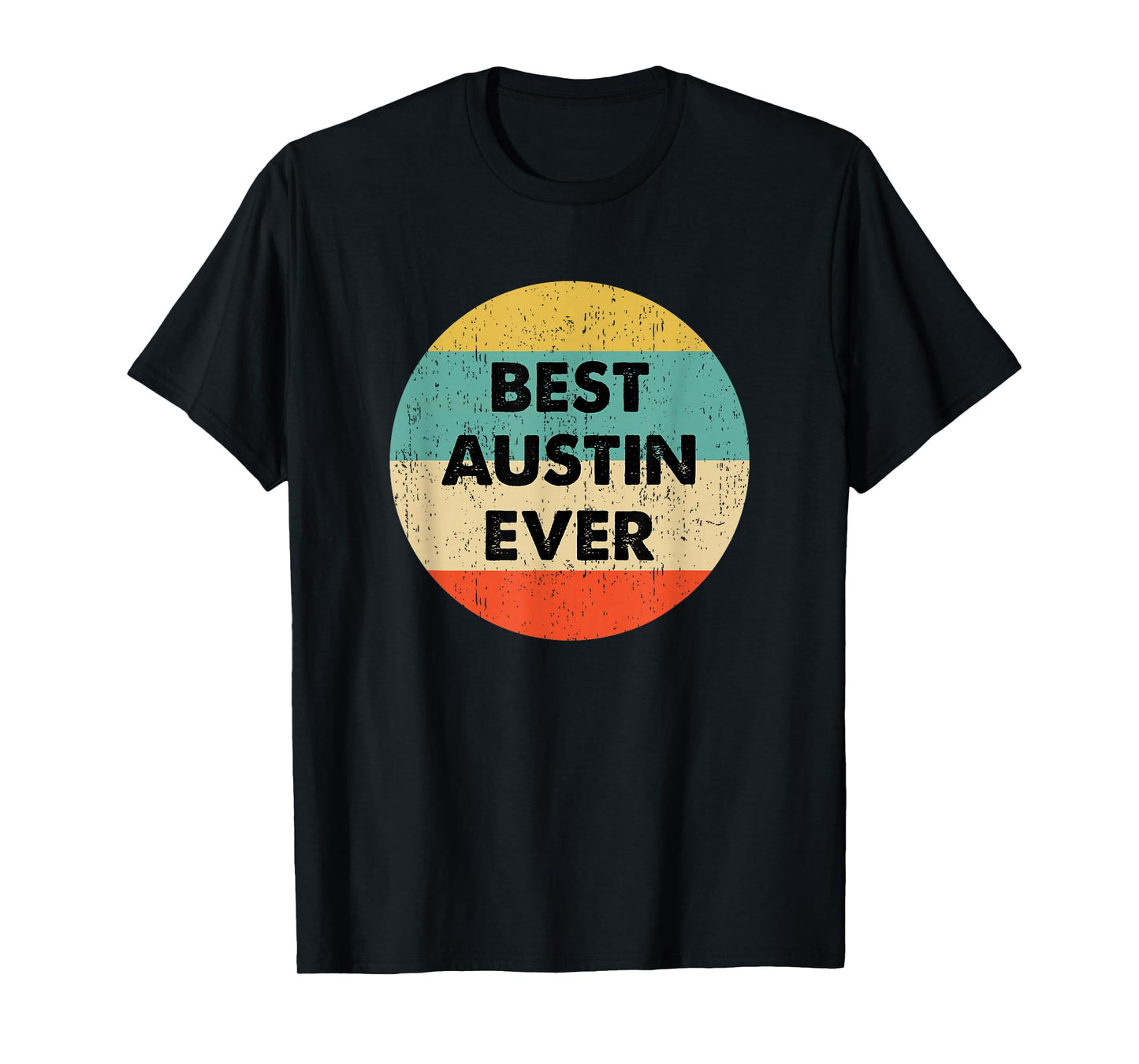 Austin Name Shirts & Gifts Austin Name Definition T-Shirt Apparel - Women's Black Classic Fit Crew Neck Short Sleeve T-Shirt - Small