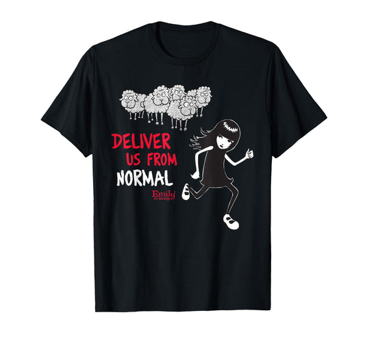 Emily The Strange Deliver Us From Normal T-Shirt