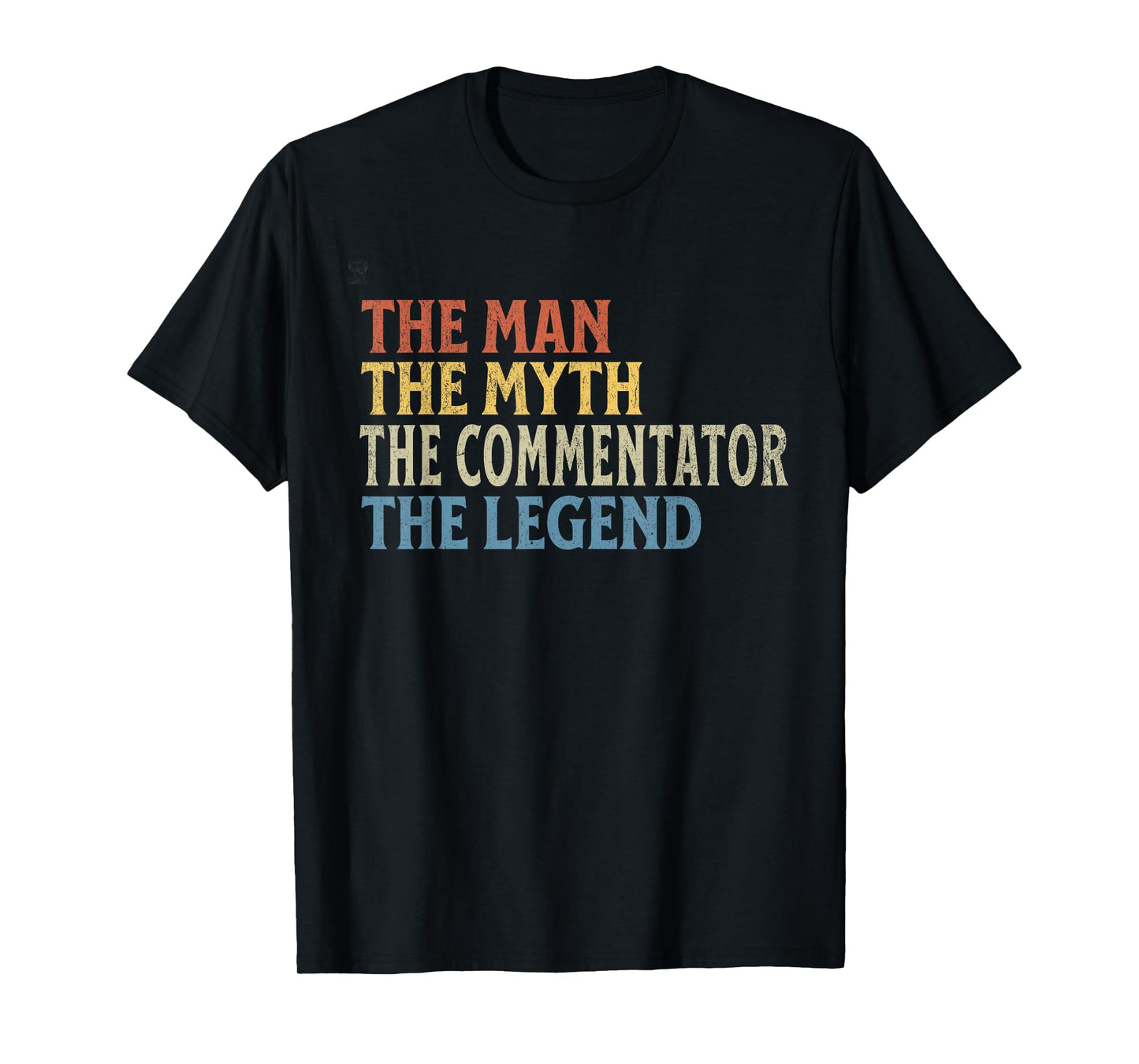 Fathers Day Sportscaster Sports Announcer Sports Commentator T-Shirt