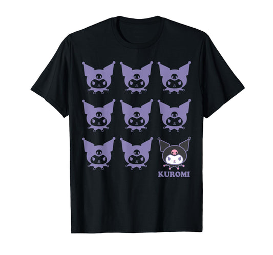 Kuromi Real T-Shirt - Unisex Kids Adult - Black - Short Sleeve - Cotton 100% - Small