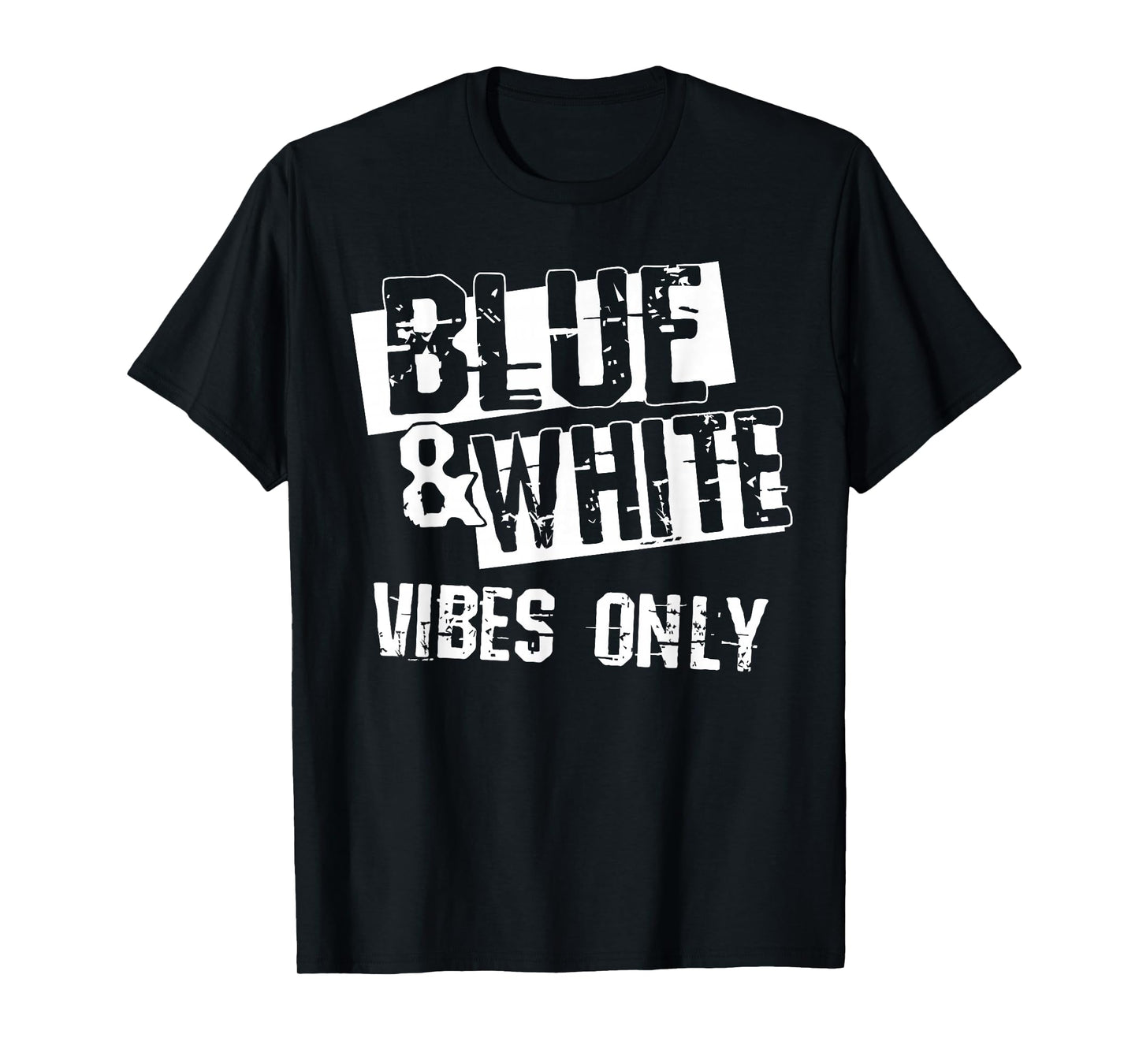 Blue and White Game Day Group Shirt for High School Football T-Shirt