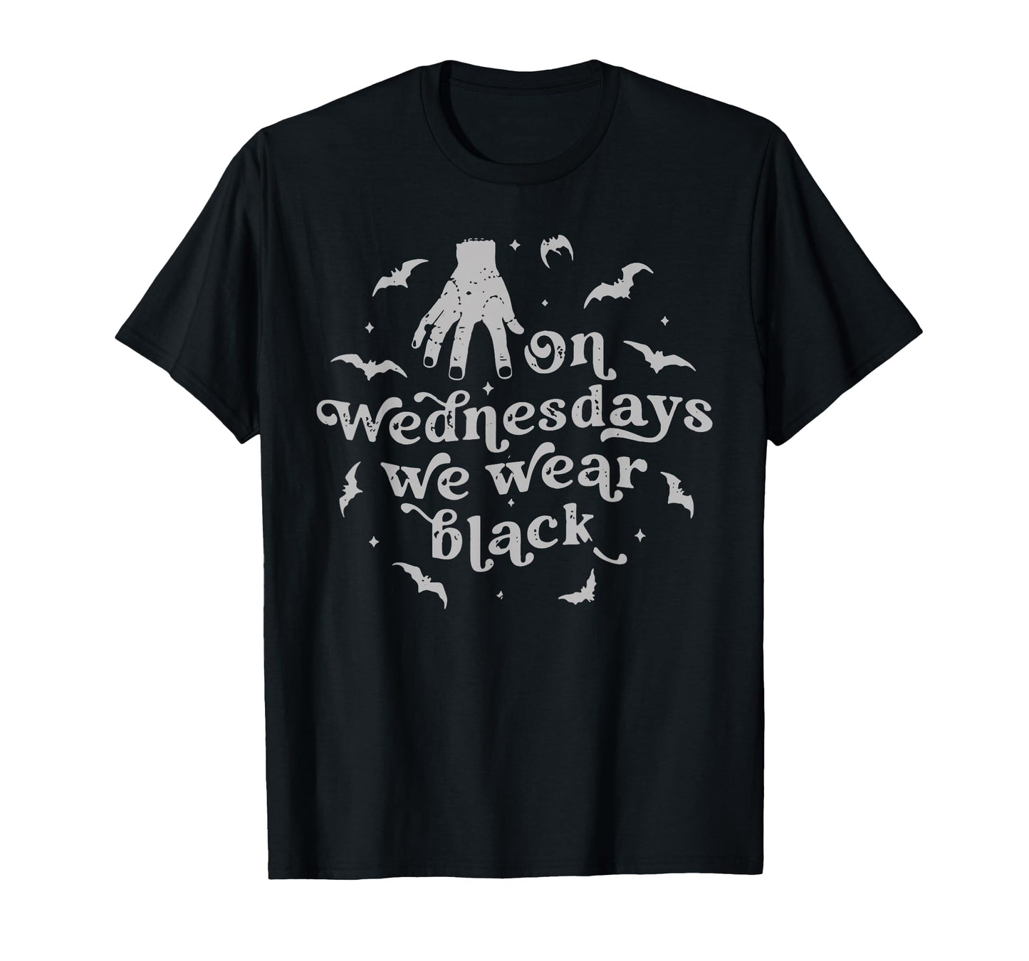 On Wednesdays we wear Black T-Shirt
