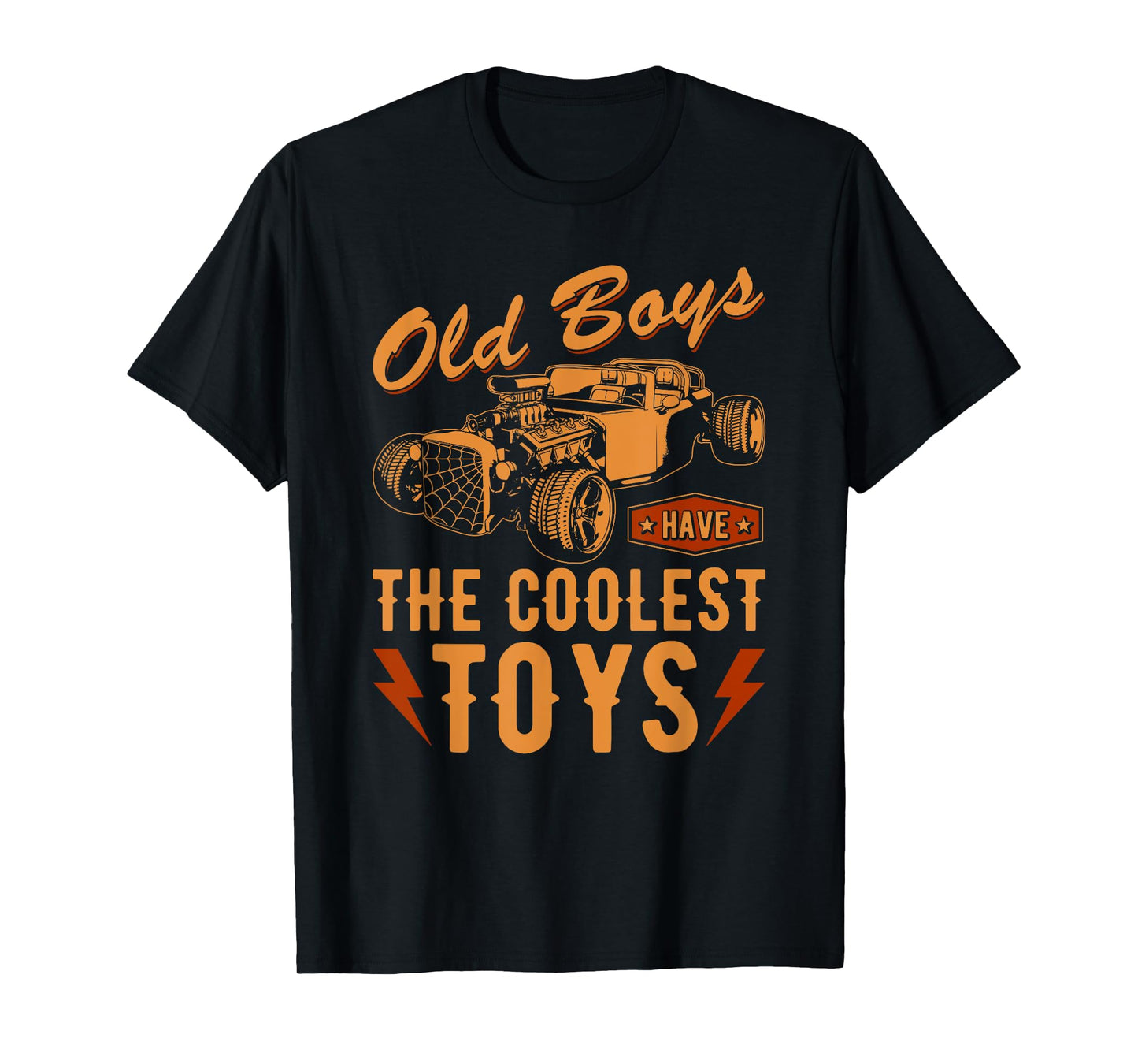 Funny Hot Rod Grandpa Old Boys Quote, Vintage Rat Rod T-Shirt