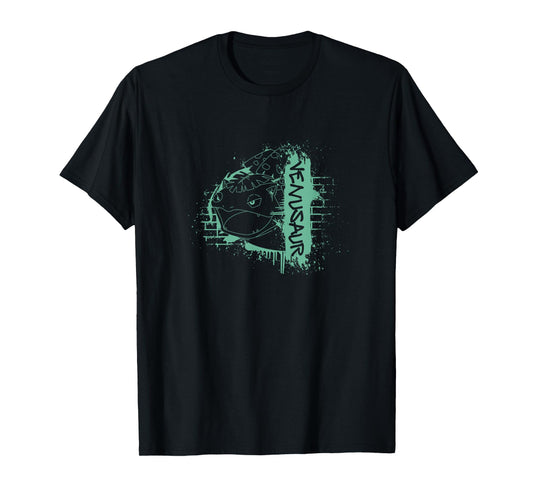 Pokémon Venusaur Final Form Graffiti Brick Line Art T-Shirt