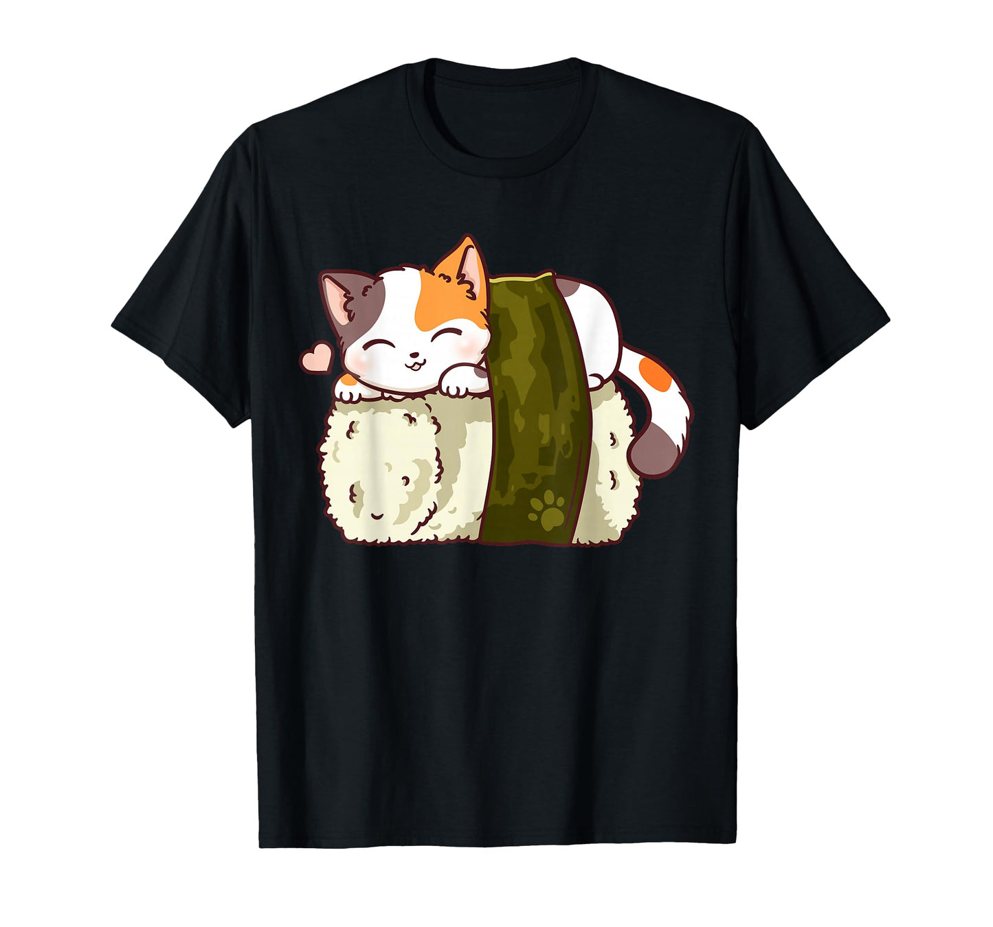 Sushi Cat Kawaii Anime Neko Japanese T-Shirt