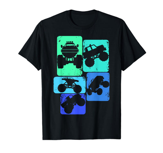 Monster Truck Boys Kids T-Shirt