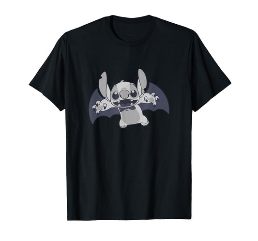 Disney Lilo & Stitch Halloween Vintage Vampire Costume Pose T-Shirt