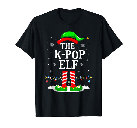 K-Pop Elf Christmas Family Group Xmas Pajama Women Girls T-Shirt
