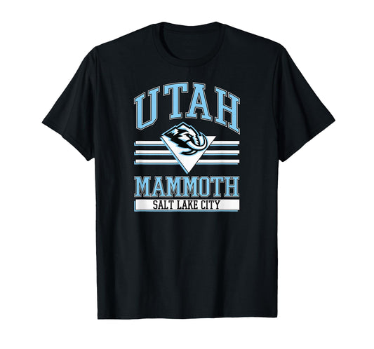 Utah Mammoth Salt Lake City Dark Heather Officially Licensed T-Shirt