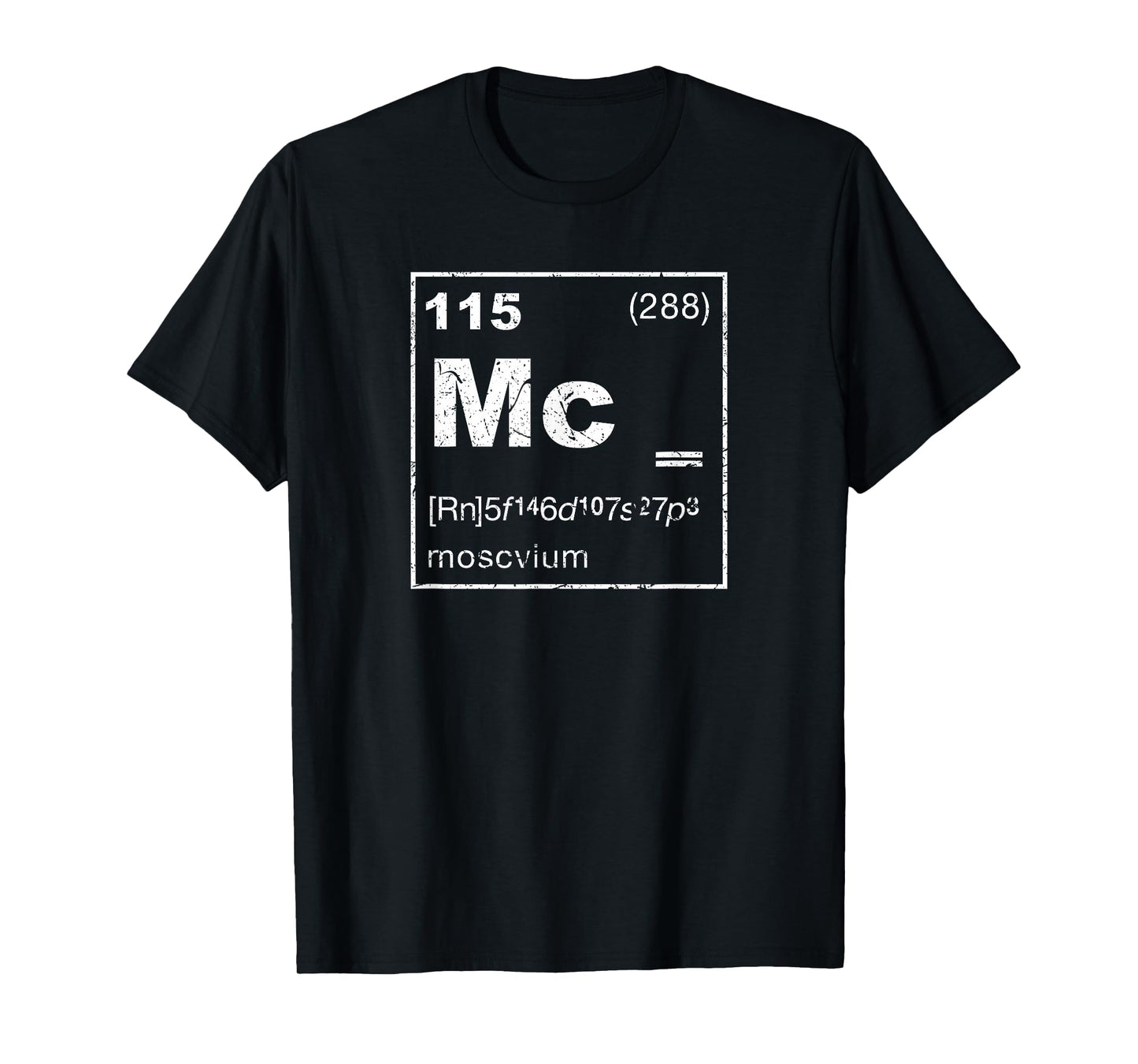 Element 115 Moscovium Periodic Table Graphic T-Shirt