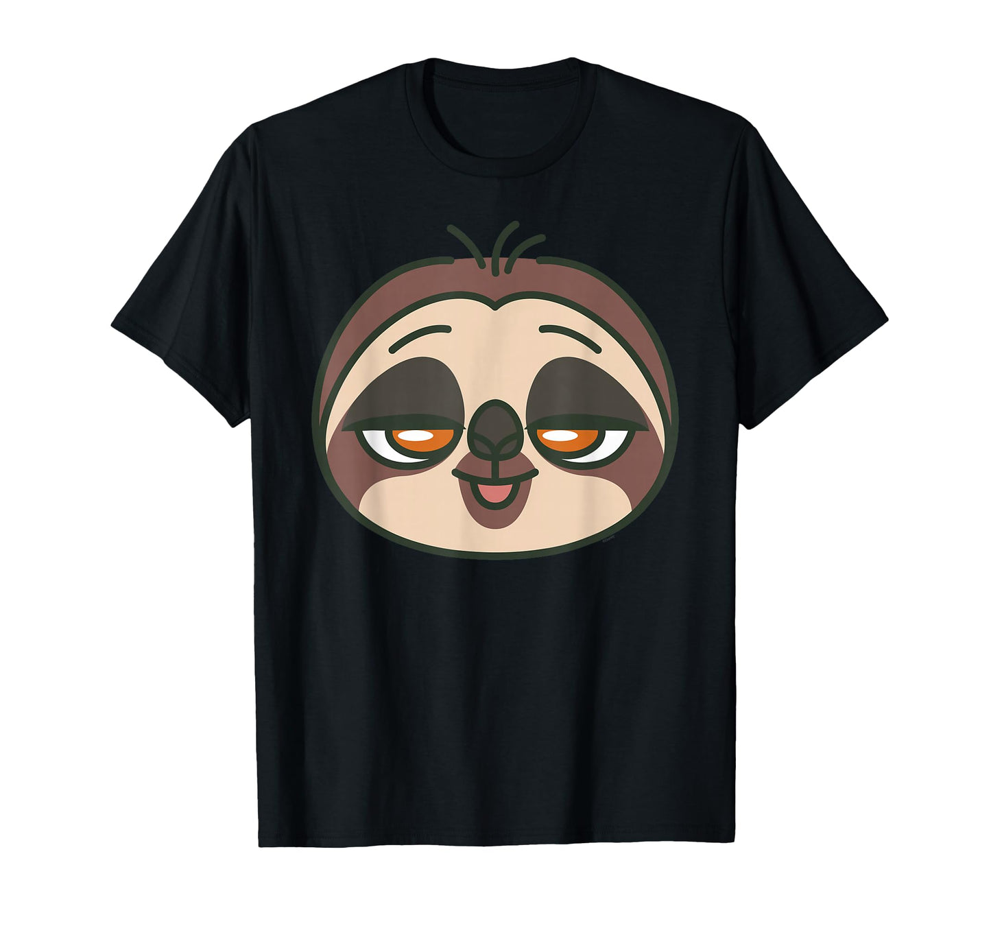 Disney Zootopia Flash the Sloth Cute Kawaii Big Face Costume T-Shirt