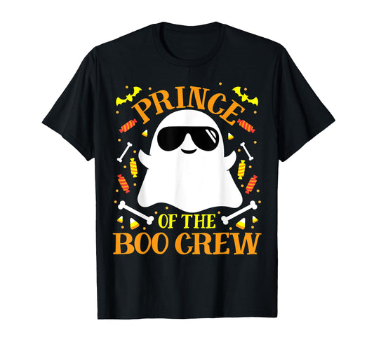 Prince Boo Crew Ghost Matching Family Set Fun Boys Halloween T-Shirt