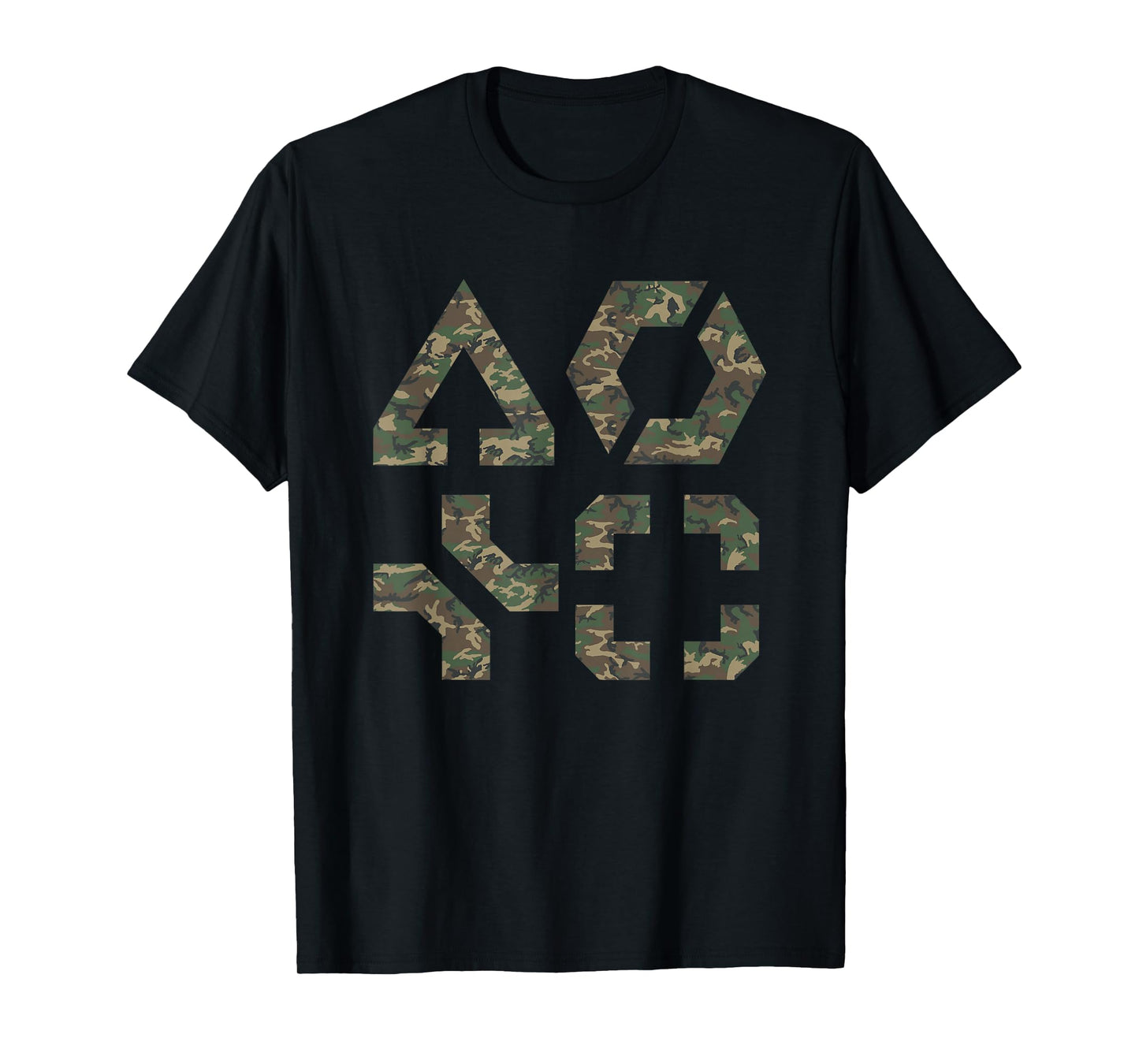 Battlefield Class Woodland Army Camo Symbol Game Design BF6 T-Shirt