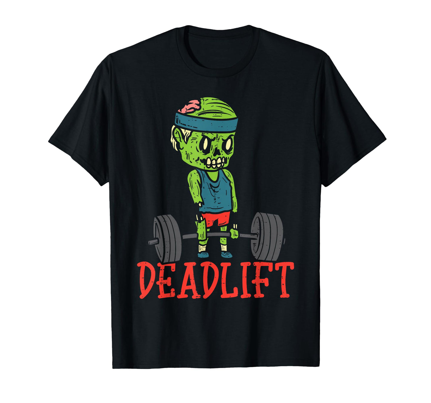 Zombie Deadlift Funny Gym Halloween Workout Fitness Men PT T-Shirt