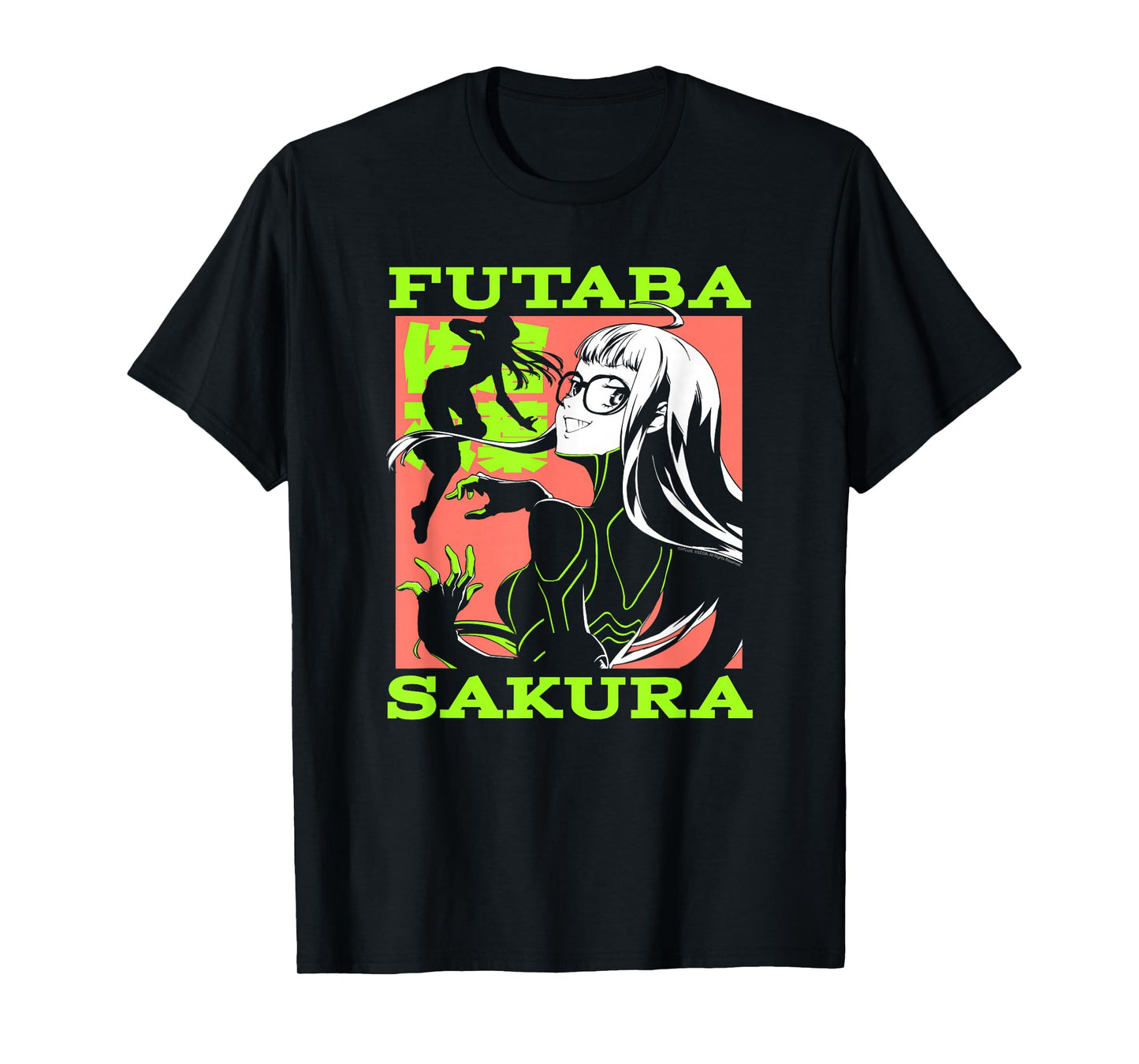 Persona 5 Futaba Sakura Manga Collage RPG Video Game T-Shirt