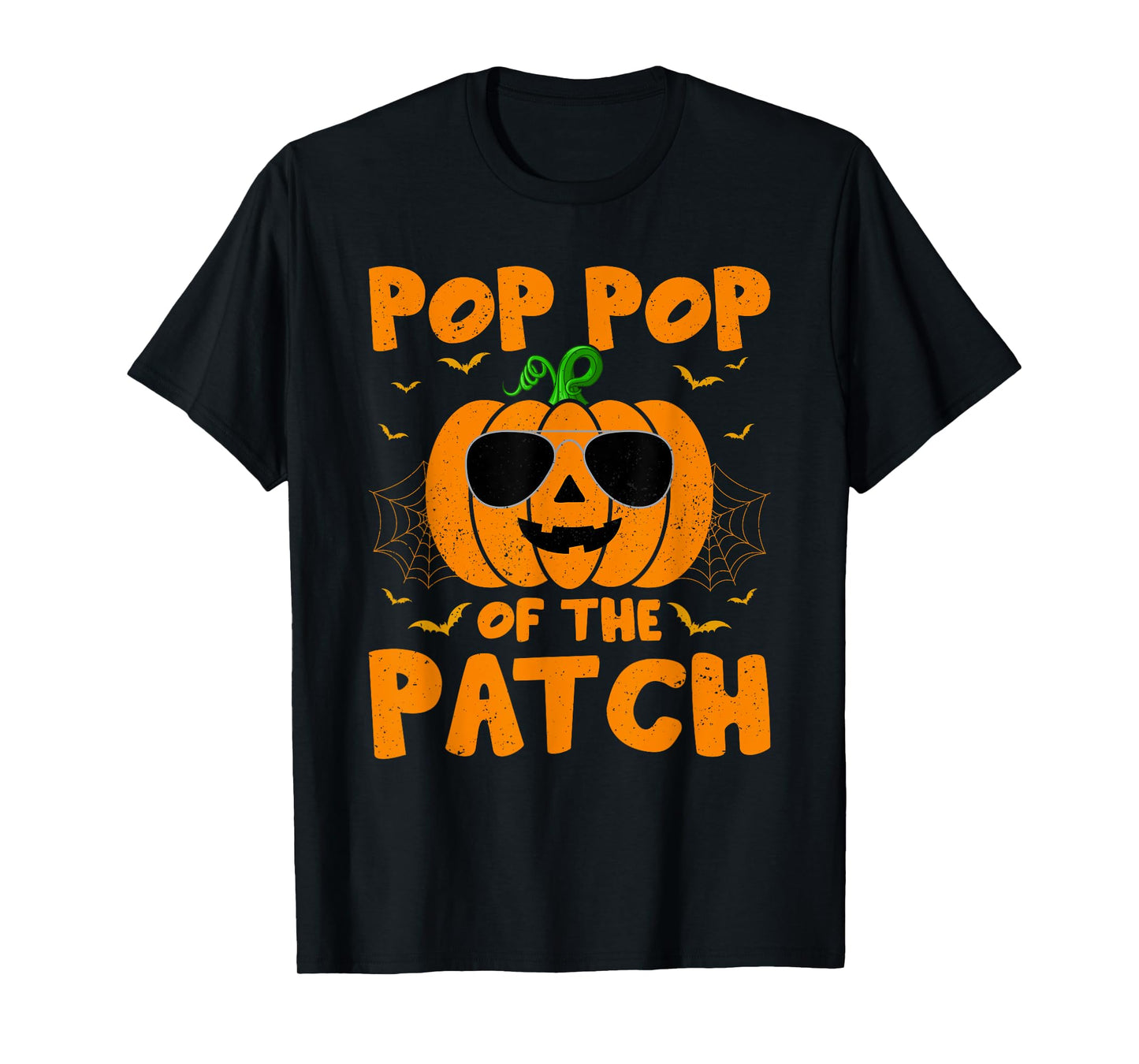 Pumpkin Pop Pop Of The Patch Family Group Costume Halloween T-Shirt