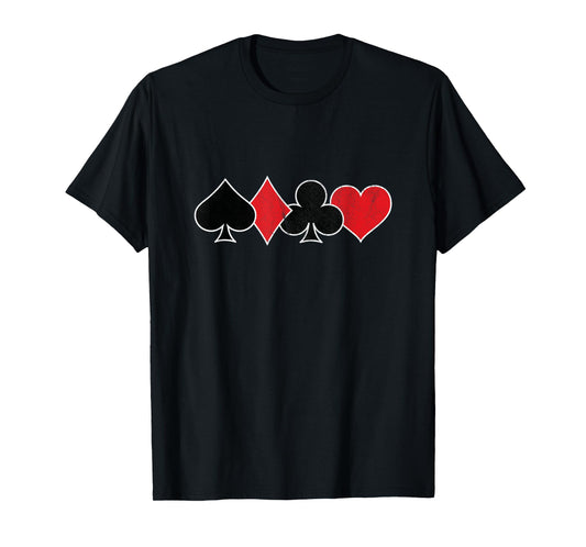 Poker Player Poker Cards Vintage Poker T-Shirt
