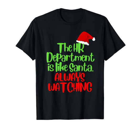 HR Human Resources Funny Holiday Christmas T-Shirt
