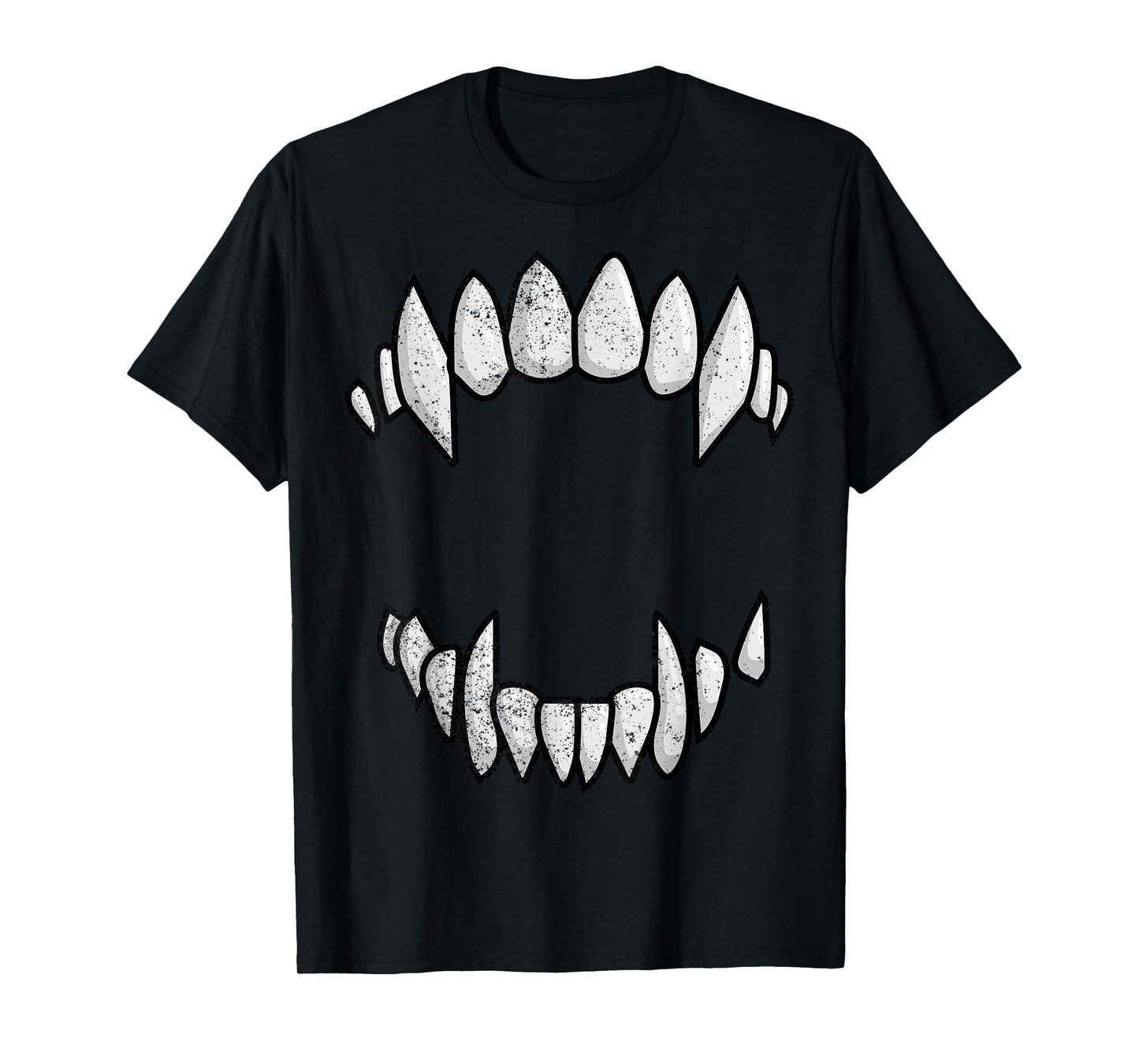 Vampire Fangs Teeth Halloween Monster Teeth Costume T-Shirt