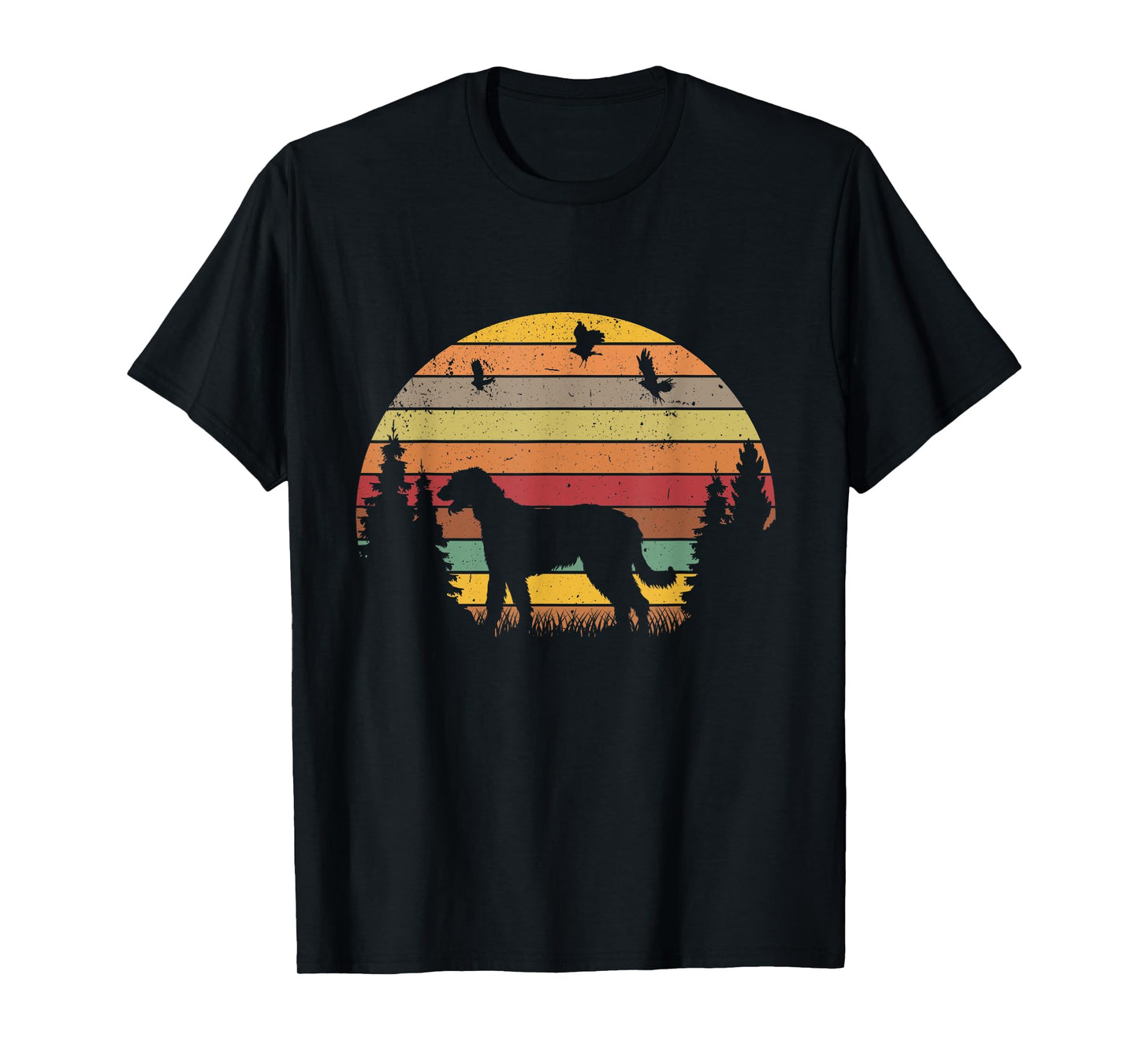 Irish Wolfhound Retro Vintage T-Shirt