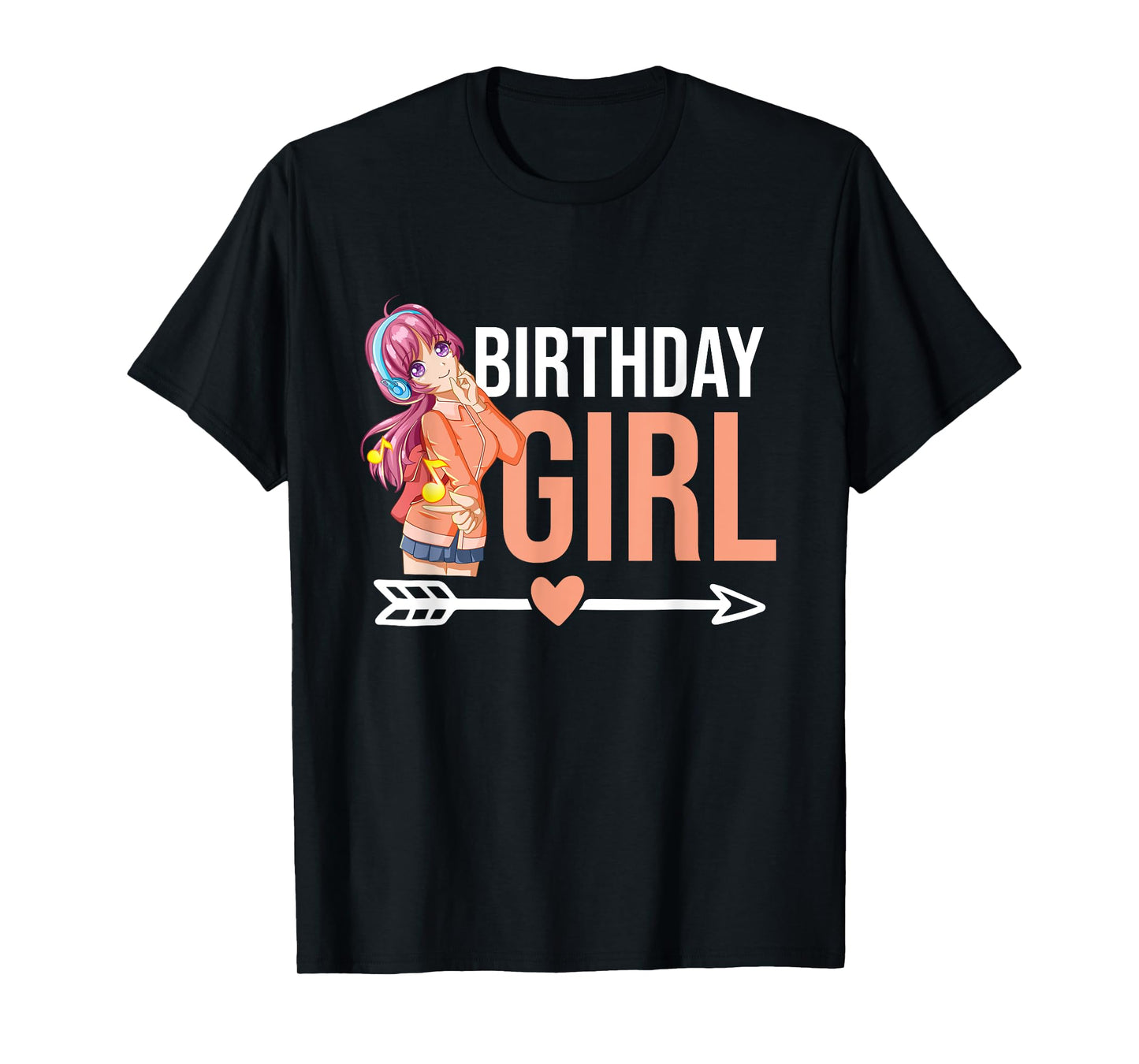Anime Manga Birthday Girl Birthday T-Shirt