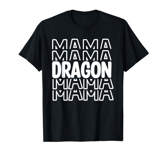 Dragon Mama School Mascot Mom Parent Game Day Shirt T-Shirt