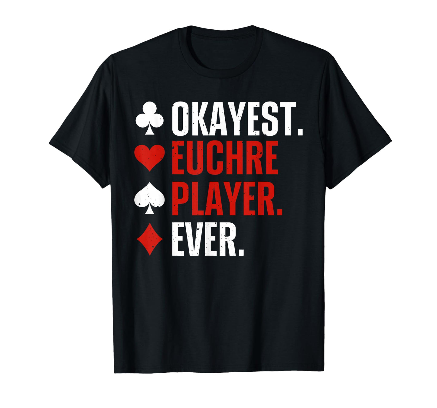 Funny Euchre Art For Men Women Euchre Partner Euchre Lover T-Shirt