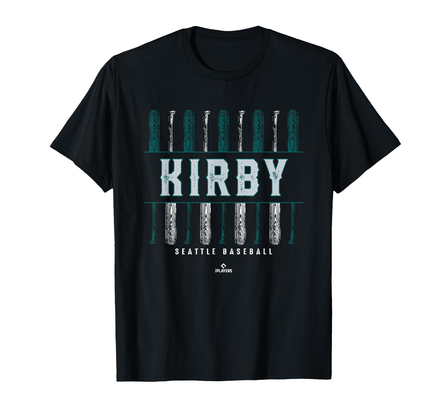 Vintage Baseball Bat Gameday George Kirby Seattle MLBPA T-Shirt