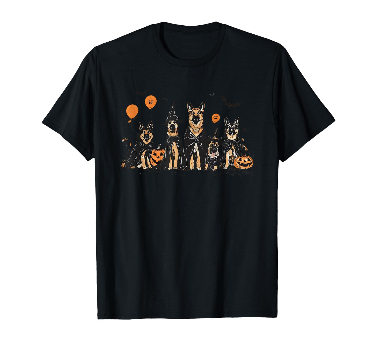 Halloween Ghost Dog German Shepherd Halloween T-Shirt