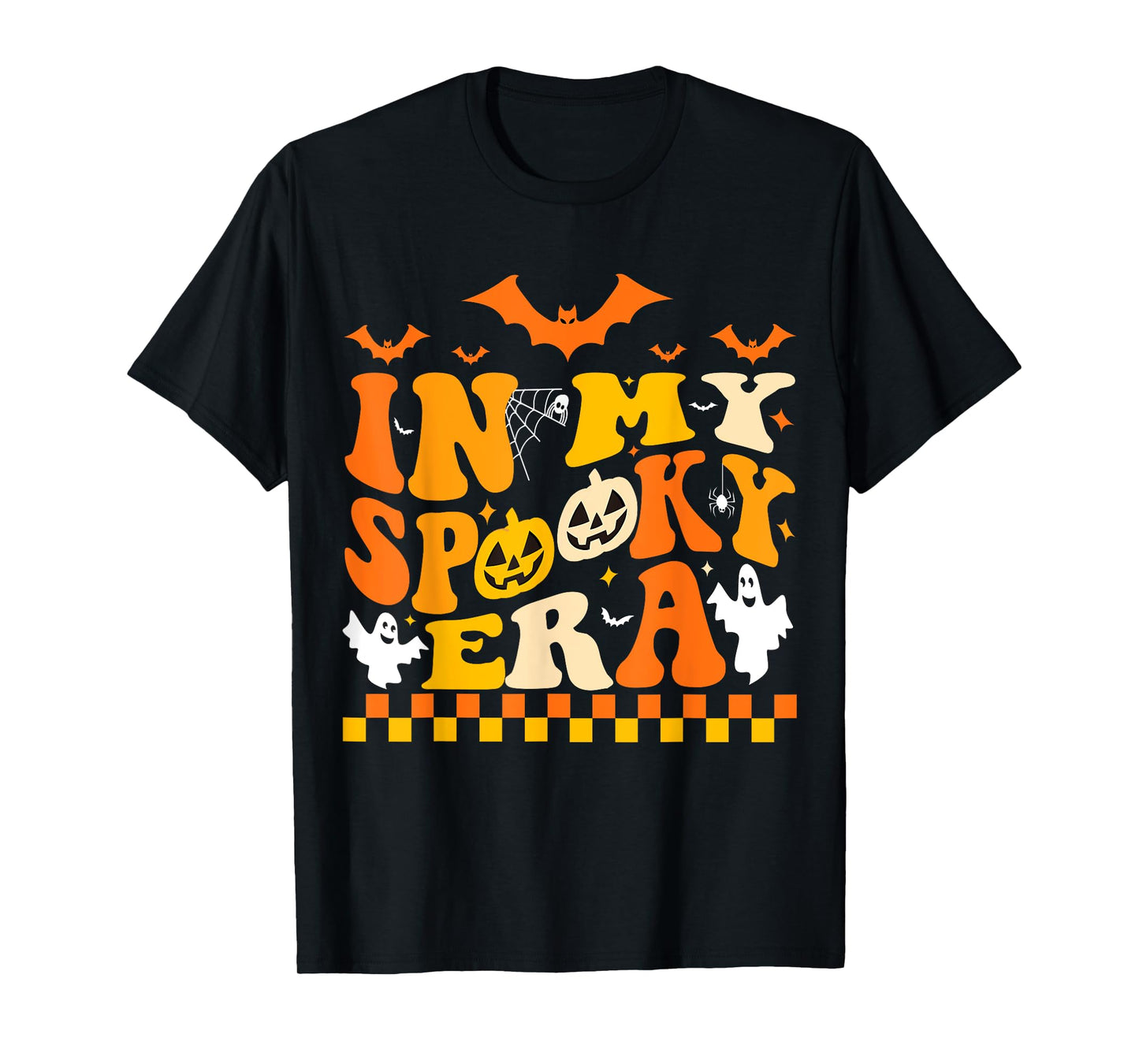 In My Spooky Era Halloween Ghost Groovy Hippie Halloween T-Shirt