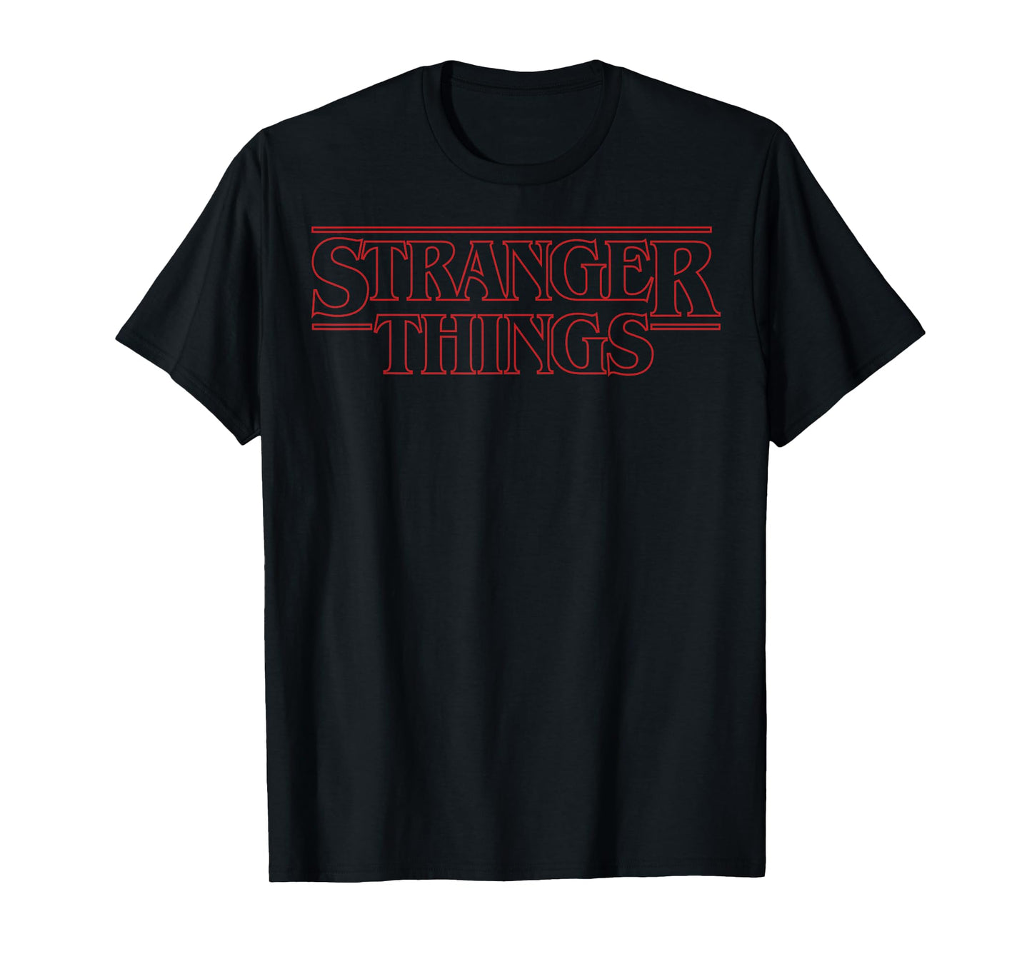 Netflix Stranger Things Outline Logo T-Shirt